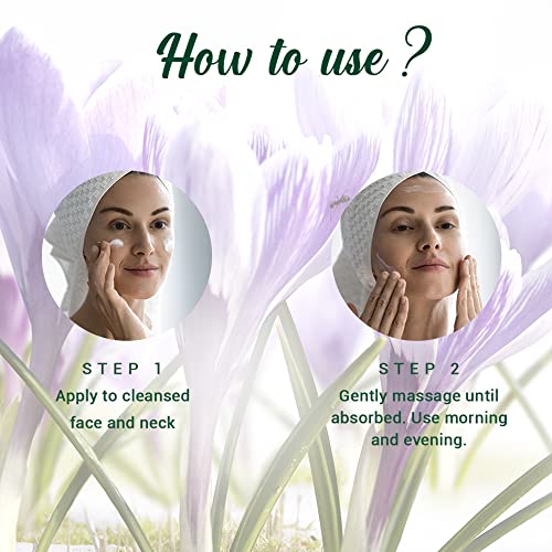 Biotique Bio Saffron Dew Youthful Moisturizer Cream | Protects Skin Cells | Prevents Ageing And Retains Youthful Glow | 100% Botanical Extracts | Suitable For All Skin Types | 50G Moisturizer from Biotique