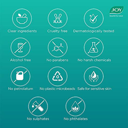 Joy Charcoal Face Wash for Oil Control & Dirt Removal (150ml) | Fights Pollution, Blackheads, Acne & Pimples | Activated Charcoal Face Wash For Oily Skin For Men & Women  from JOY