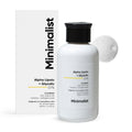 Minimalist 7% Alpha lipoic + Glycolic Brightening Face Wash | Cleanser with Alpha lipoic For Glowing Skin, AHA for Exfoliation and Vitamin B5 For Hydration | Sulphate-free | Fragrance-free | For Women & Men | 100 ml