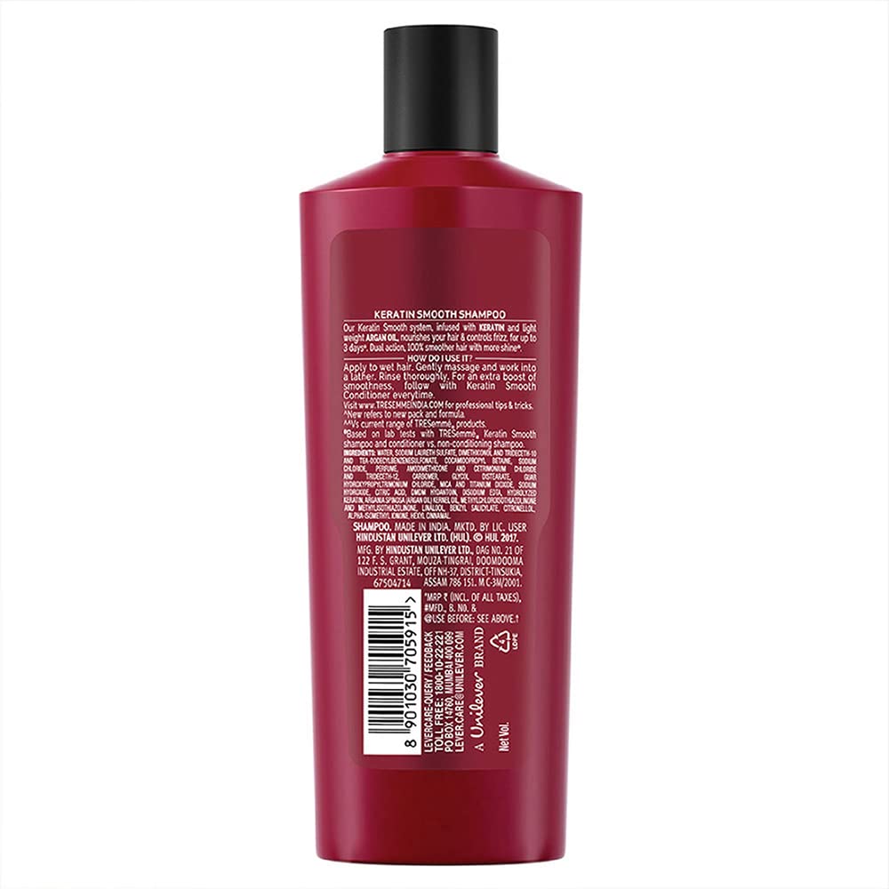 TRESemme Keratin Smooth Shampoo 185 ml (Pack of 2)  from TRESemme