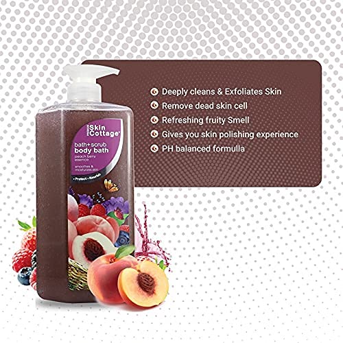 Skin Cottage - Body Bath Scrub Peach Berry 1000Ml  from Skin Cottage