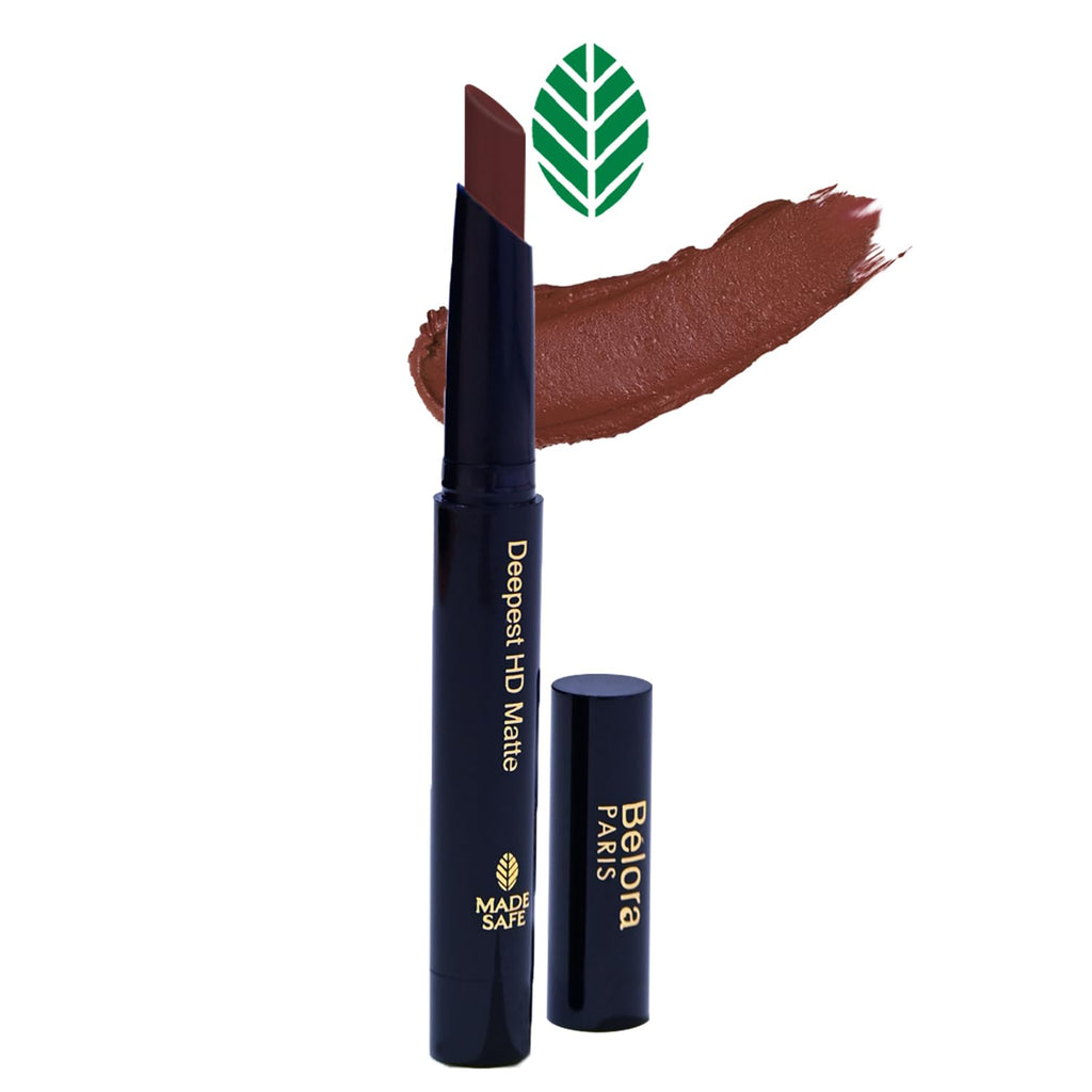 Belora Paris Deepest HD Matte Hydrating Crayon Lipstick with Vitamin C | Long Stay |Intense Colour |Matte Finish | Lightweight Silky Smooth (Dancing Diva), 1.2 gm lipstick from Belora paris