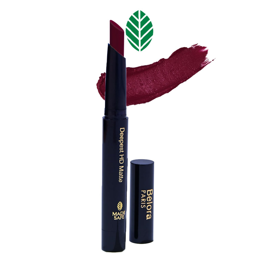 Belora Paris Deepest HD Matte Hydrating Crayon Lipstick with Vitamin C | Long Stay |Intense Colour |Matte Finish | Lightweight Silky Smooth (Dancing Diva), 1.2 gm lipstick from Belora paris