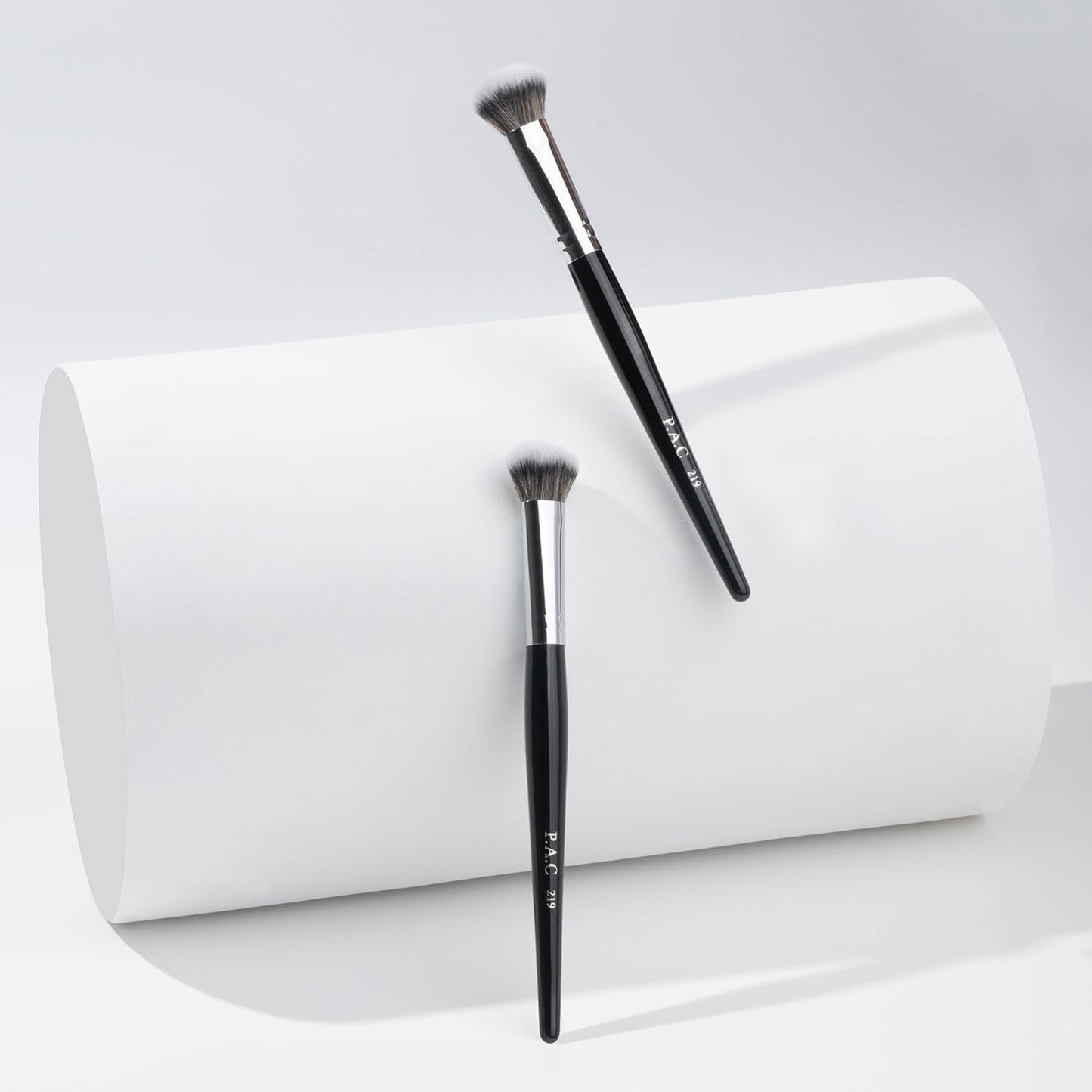 PAC Concealer Brush 219 for Women with soft bristles | Multipurpose Brush Can be used to highlight & brighten your face & for precise contouring | Works with Cream, Liquid and Powder Formulations  from PAC