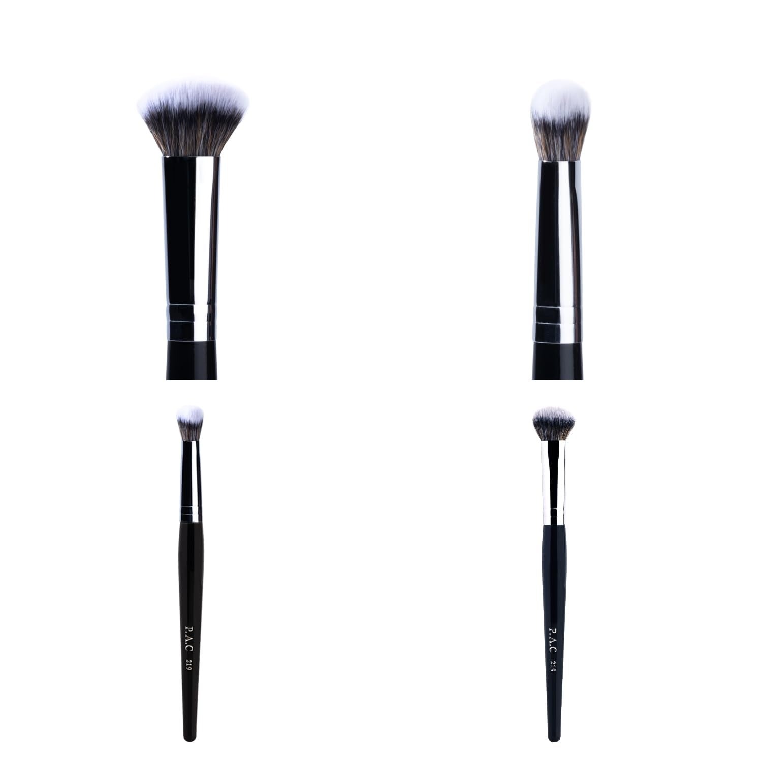 PAC Concealer Brush 219 for Women with soft bristles | Multipurpose Brush Can be used to highlight & brighten your face & for precise contouring | Works with Cream, Liquid and Powder Formulations  from PAC
