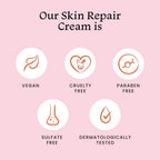 Foxtale Skin Repair Cream with Olive Leaf Extract, Provitamin B5 and Niacinamide for Dry and Sensitive Skin Types, Men & Women, 50g  from FoxTale