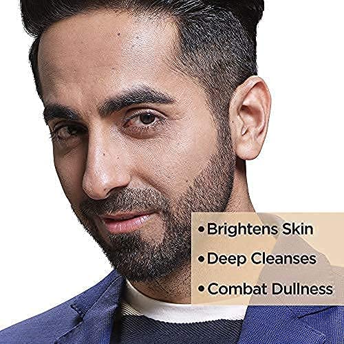 The Man Company Activated Charcoal Peel Off Face Mask for Men | Deep Cleansing | Blackhead / Whitehead & Dead Skin Removal | Paraben & Sulphate Free - 100gm