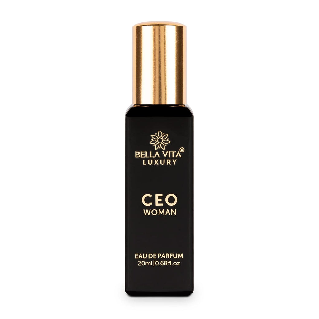 Bella Vita Luxury CEO Woman Eau De Parfum Perfume with Ylang Ylang, Vanilla, Musk, Tonka & Plum|Spicy Long Lasting EDP Fragrance Scent for Women 20ml perfume from Bella Vita Luxury
