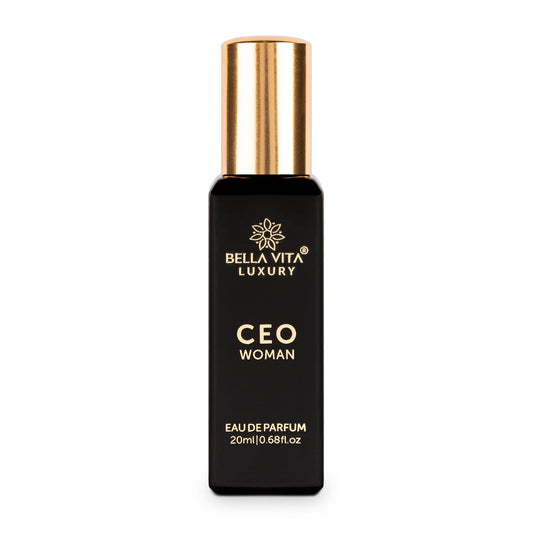 Bella Vita Luxury CEO Woman Eau De Parfum Perfume with Ylang Ylang, Vanilla, Musk, Tonka & Plum|Spicy Long Lasting EDP Fragrance Scent for Women 20ml perfume from Bella Vita Luxury