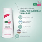 SebaMed Everyday Shampoo 200 Ml|Ph 5.5|Normal To Dry Hair|Mild|Gives Moisture&Volume|Phthalates&Sls And Parabens Free|Men&Women L Shampoo For Dry Scalp Toxin Free L Clinically Proven L Toxin Free  from SebaMed