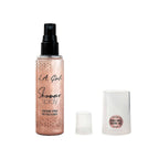 L.A GIRL Women Rose Gold Shimmer Finishing Spray For Face And Body,Brightening & Illuminating Glow,Infused With Pearlescent Shimmer,Specially Formulated For Glowing Skin,Setting Spray For Makeup-80Ml Finishing spray from L.A Girls