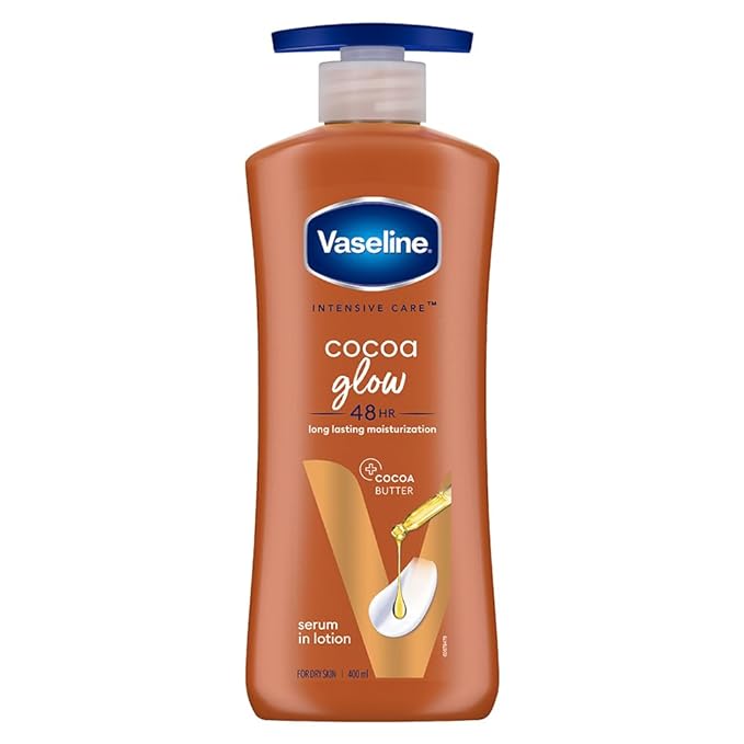 Vaseline Intensive Care Cocoa Glow Serum in Lotion with 100% Pure Cocoa & Shea Butter (400ml) body lotion from vaseline