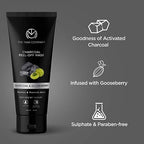 The Man Company Activated Charcoal Peel Off Face Mask for Men | Deep Cleansing | Blackhead / Whitehead & Dead Skin Removal | Paraben & Sulphate Free - 100gm