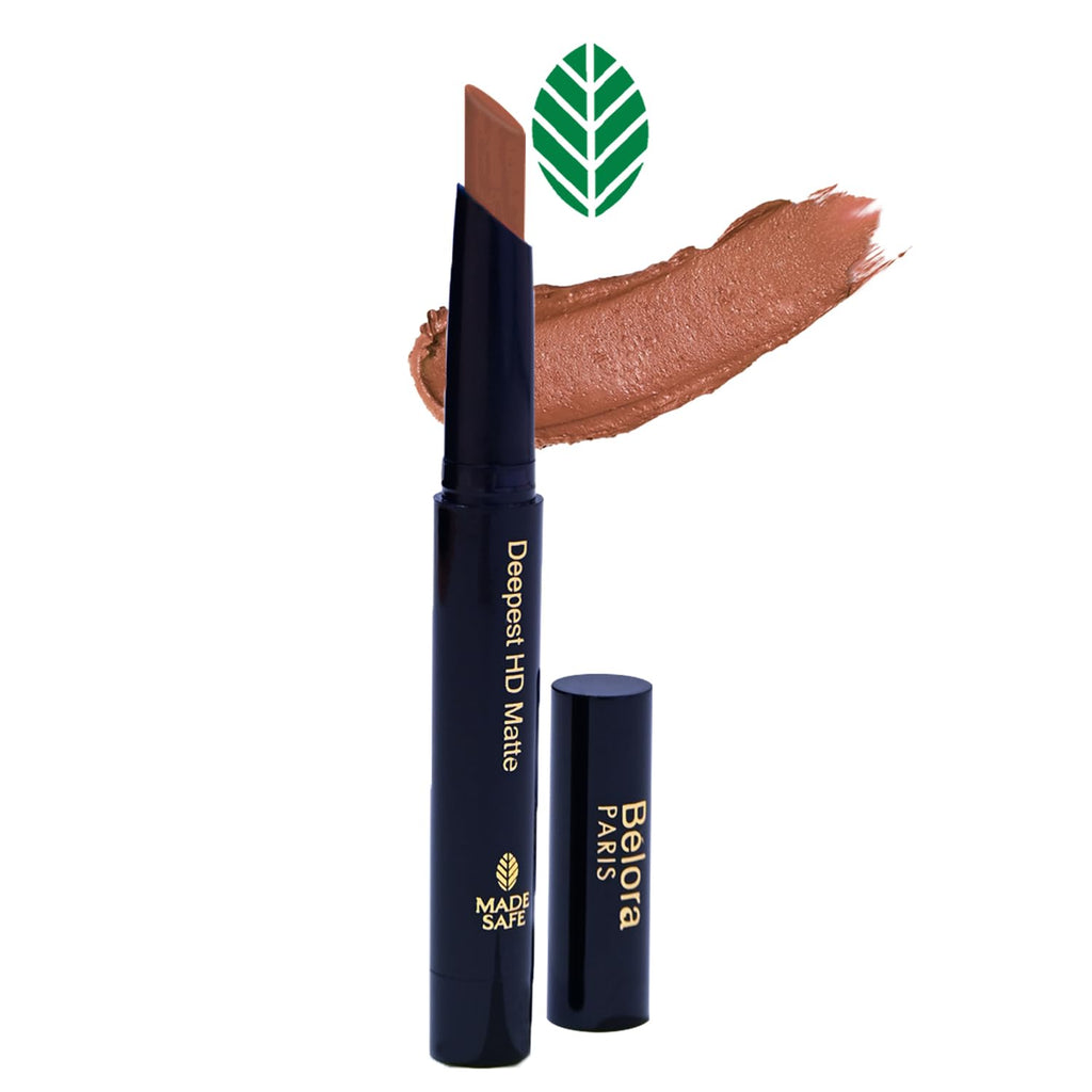 Belora Paris Deepest HD Matte Hydrating Crayon Lipstick with Vitamin C | Long Stay |Intense Colour |Matte Finish | Lightweight Silky Smooth (Dancing Diva), 1.2 gm lipstick from Belora paris