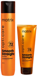 Matrix Opti Care Smooth Straight Professional Shampoo With Shea Butter, Paraben Free, 350ml & Opti Care Professional Conditioner  from Matrix