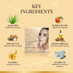 Ozone Illuminous Gold Facial Kit | For All Skin Type | With 6 Easy Step Organic Facial Kit For Natural Golden Glow, Radiant & Luminous Skin | For Men & Women | 60 gm (Single Use)  from Ozone