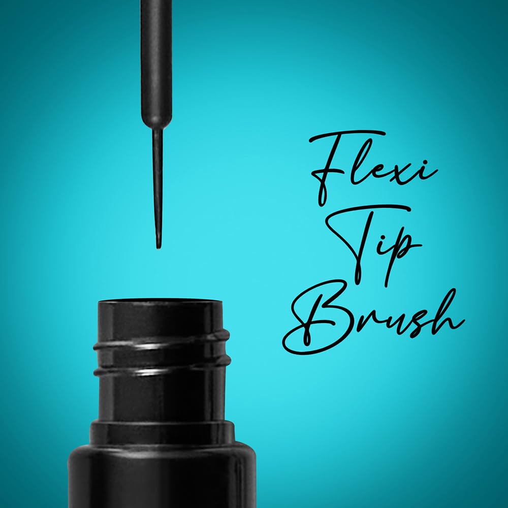 Lakme Eyeconic Liquid Eye Liner, Black, Long Lasting Matte Waterproof Liner - Smudge Proof, Transfer Proof Eye Makeup for 24 hrs, 4.5 ml  from LAKMÉ