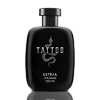 Ustraa Tattoo Cologne - 100ml - Perfume for Men | with a mix of spicy, woody and citrusy notes | Ideal for night occasions | Long-lasting fragrance with no gas perfume from Ustraa