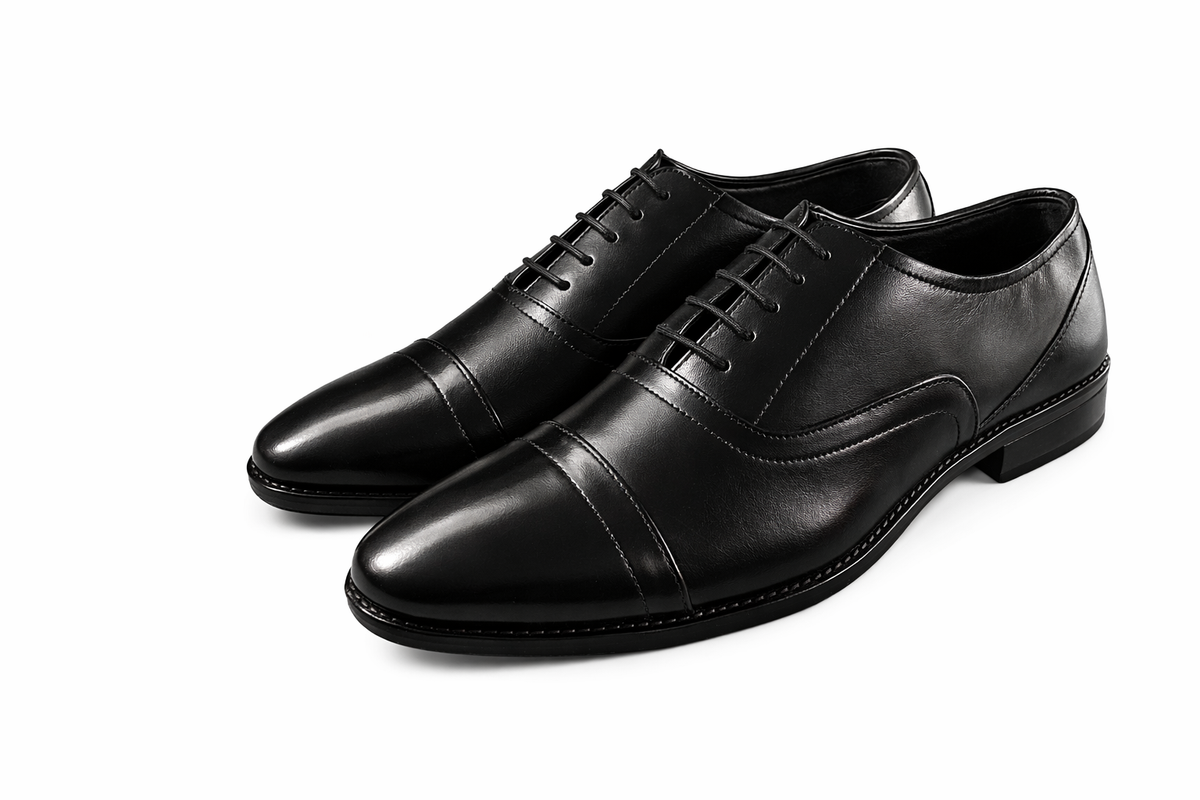 Trueman's London Men’s Cap Toe Oxford Shoes | Crust Leather