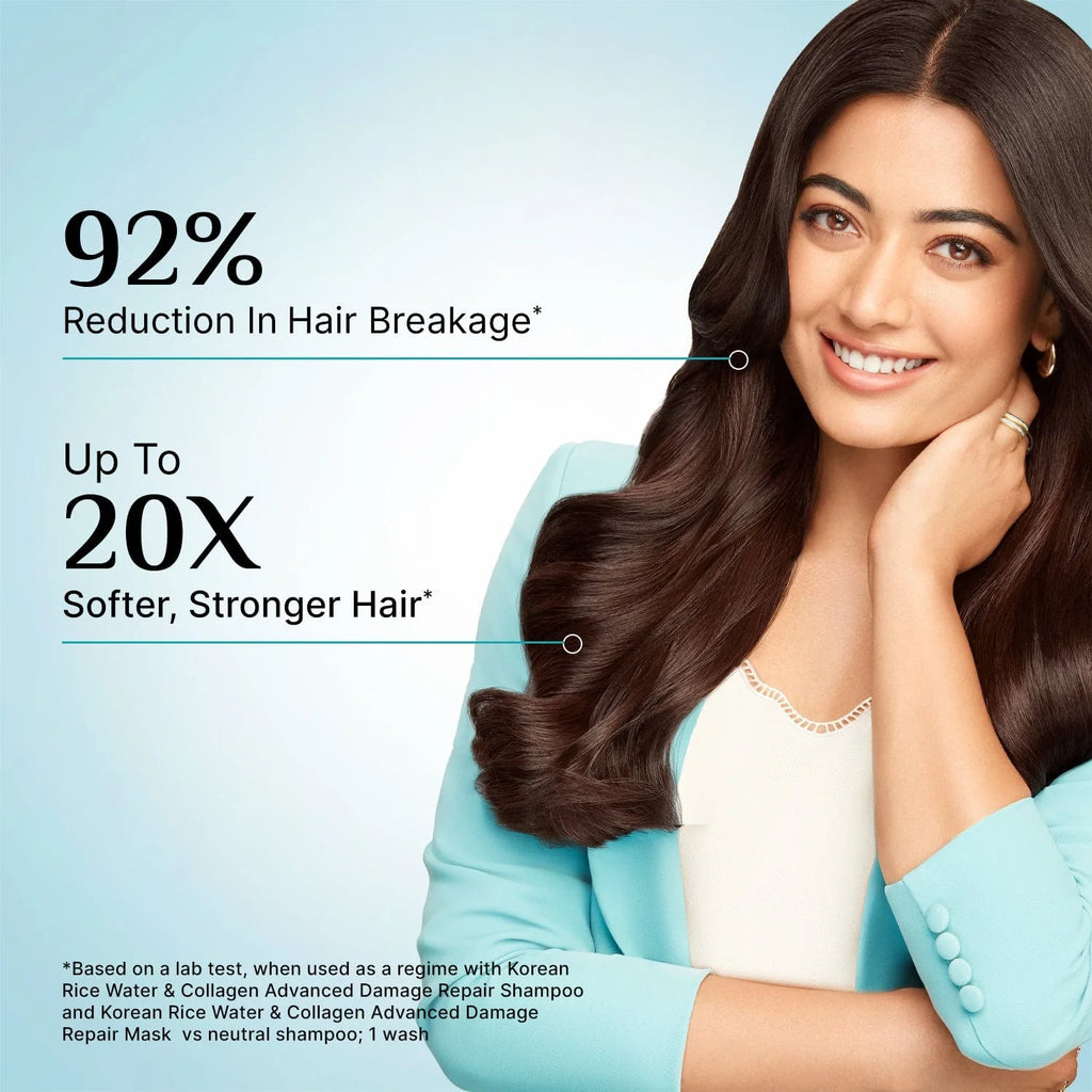 Pilgrim Korean Rice Water & Collagen Advanced Damage Repair Hair Mask (200g)