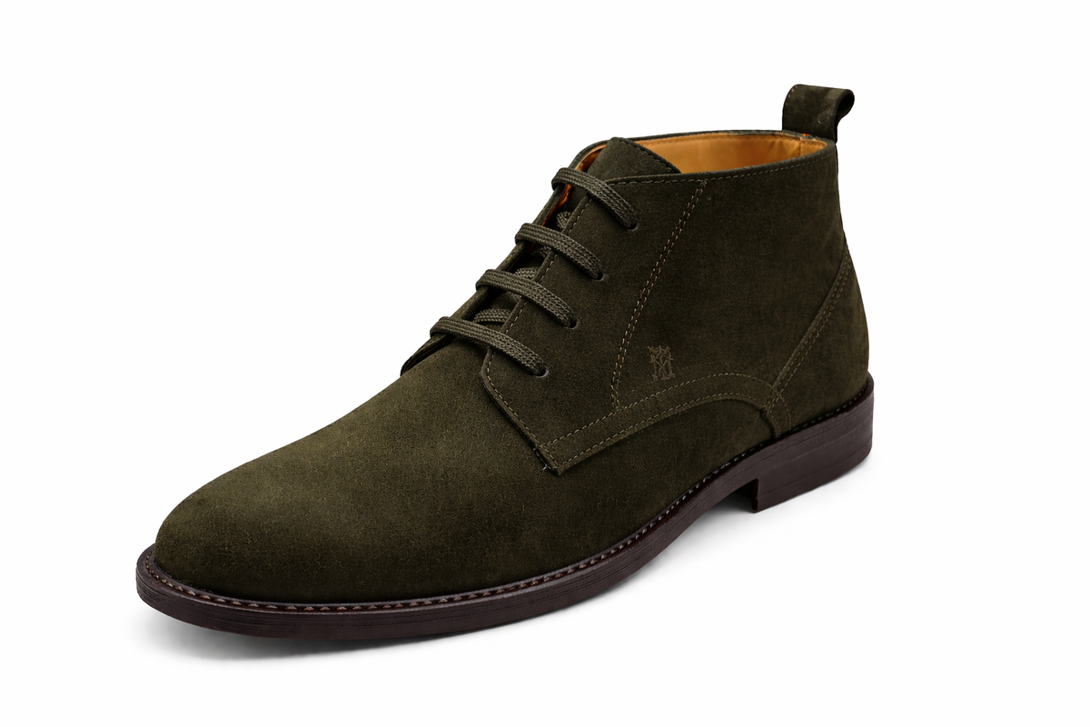 Trueman's London Men’s Chukka Boots | Suede Leather