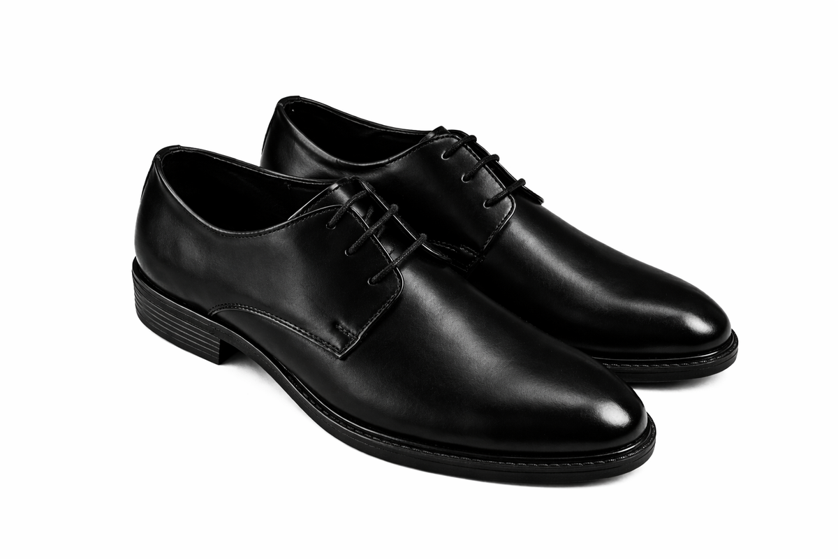 Trueman's London Men’s Plain Derby Shoes | Crust Leather