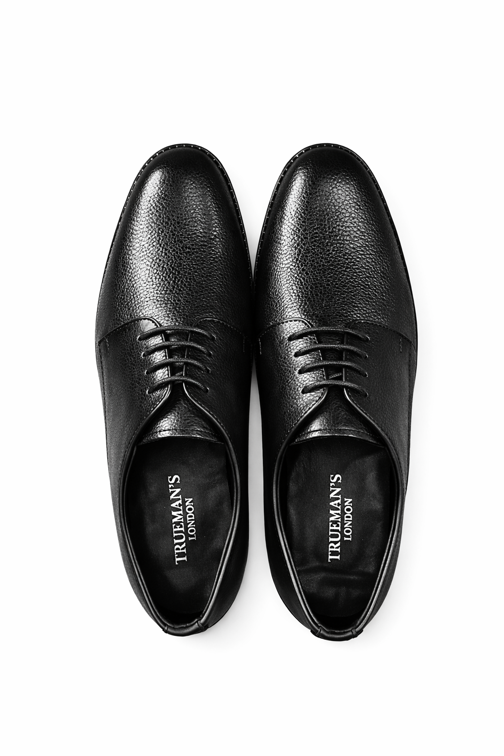 Trueman's London Men’s Plain Derby Shoes | Mild Leather