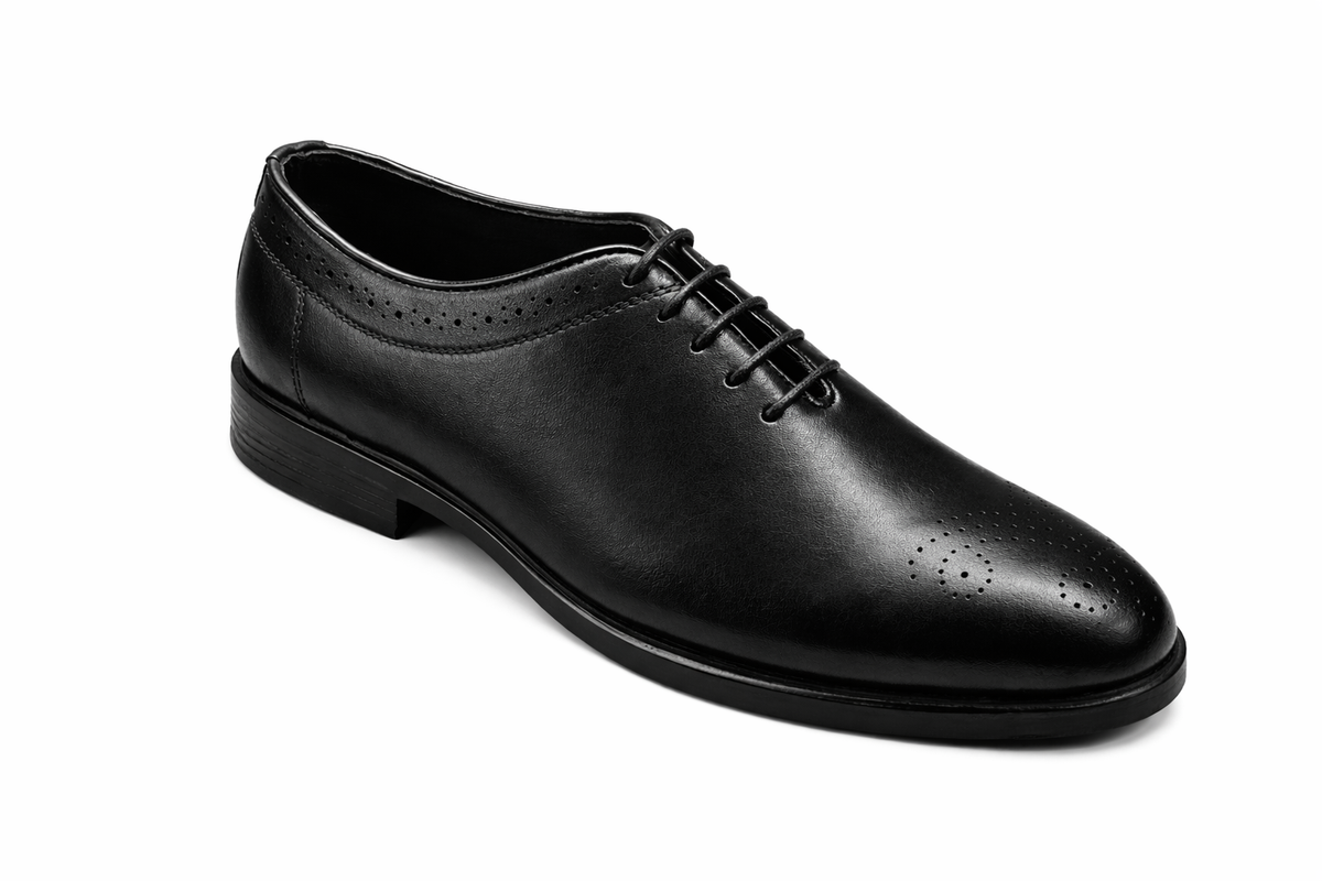 Trueman's London Wholecut Oxford Shoes | Crust Leather