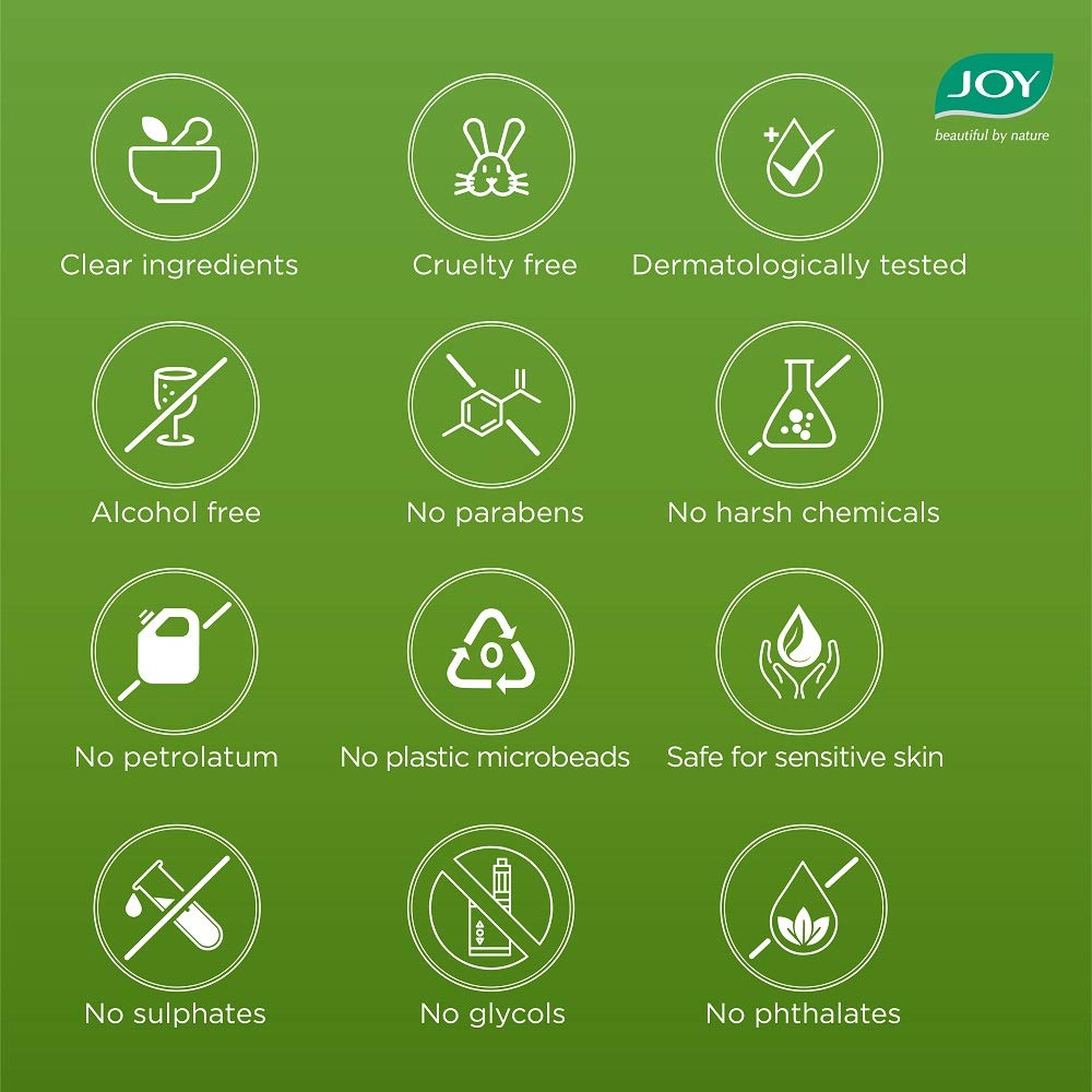 Joy Natural Skin Purifying Neem Face Wash for Acne & Pimples (2X100ml) | Removes Impurities & Reveals Natural Glow | For All Skin Types, Men & Women  from JOY