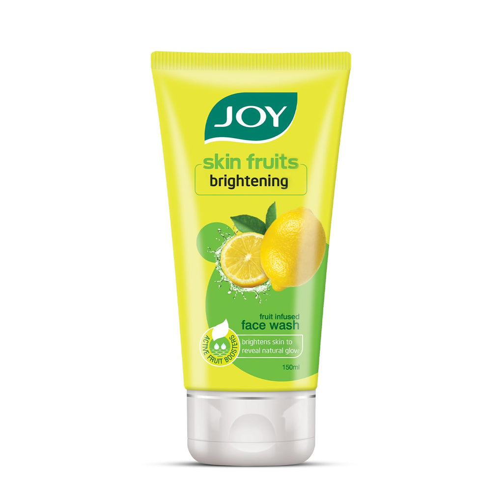Joy Skin Brightening Lemon Face Wash (150ml) With Vitamin C For Naturally Glowing Skin | Removes Excess Oil & Dirt | Suitable For All Skin Types  from JOY