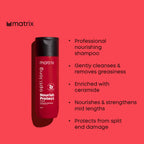 MATRIX Opti Long Professional Shampoo |For healthy, long hair with nourished lengths and split ends protection | With Ceramide | For Long hair | Paraben Free - 200ml  from Matrix