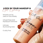 L.A GIRL Women Rose Gold Shimmer Finishing Spray For Face And Body,Brightening & Illuminating Glow,Infused With Pearlescent Shimmer,Specially Formulated For Glowing Skin,Setting Spray For Makeup-80Ml Finishing spray from L.A Girls