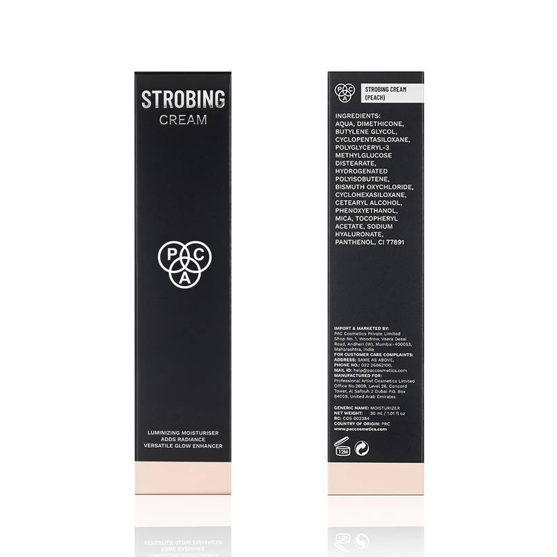 PAC Strobing Cream - Ultra Fine Light Reflective Particles, Subtle Dewy Glow, Lightweight