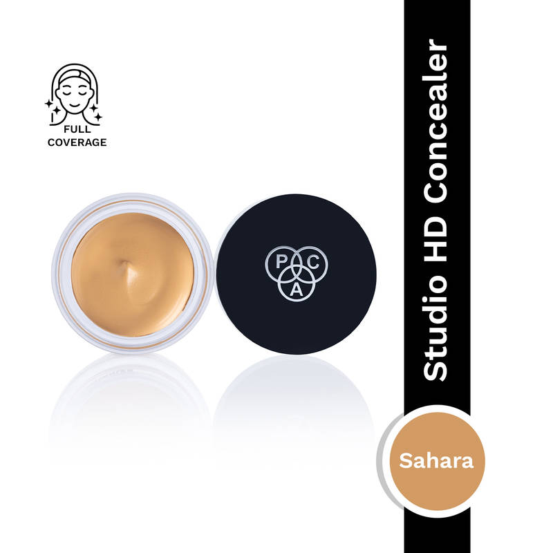 PAC Studio HD Concealer - Lightweight Full Coverage, Non Drying Creamy Blendable Formula