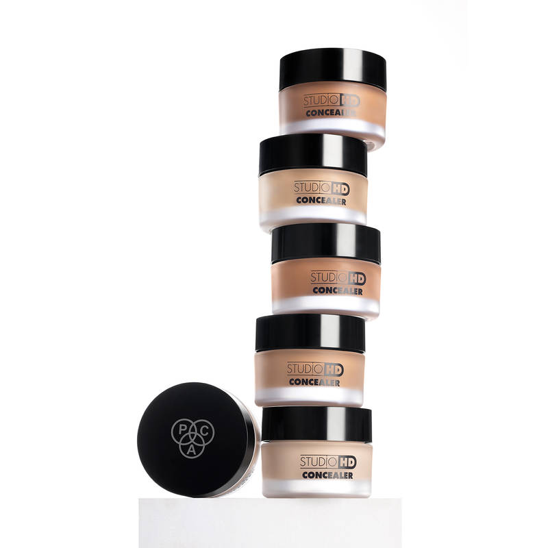 PAC Studio HD Concealer - Lightweight Full Coverage, Non Drying Creamy Blendable Formula