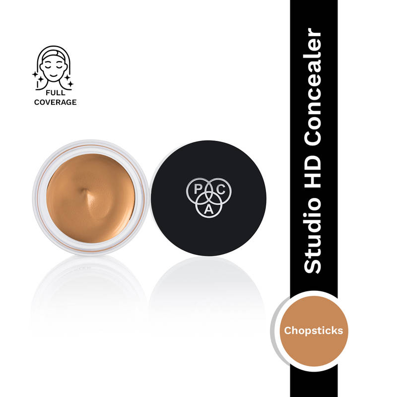 PAC Studio HD Concealer - Lightweight Full Coverage, Non Drying Creamy Blendable Formula