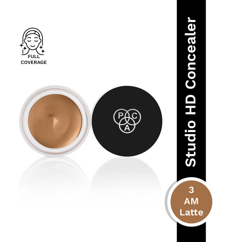 PAC Studio HD Concealer - Lightweight Full Coverage, Non Drying Creamy Blendable Formula