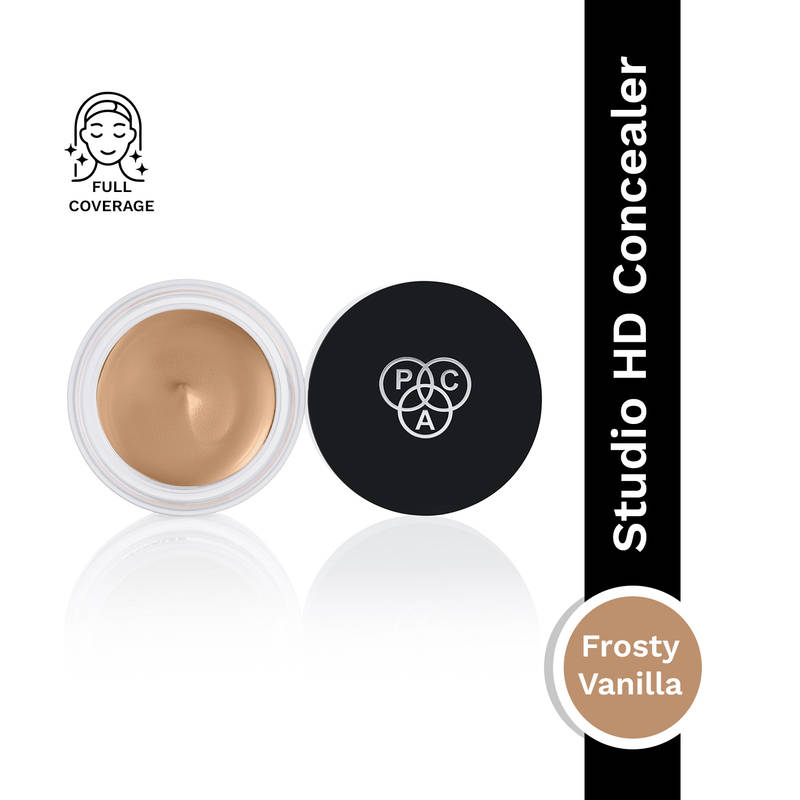 PAC Studio HD Concealer - Lightweight Full Coverage, Non Drying Creamy Blendable Formula