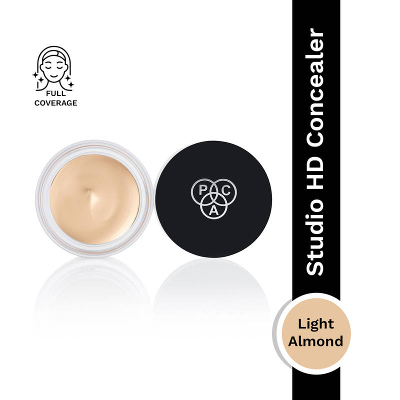 PAC Studio HD Concealer - Lightweight Full Coverage, Non Drying Creamy Blendable Formula