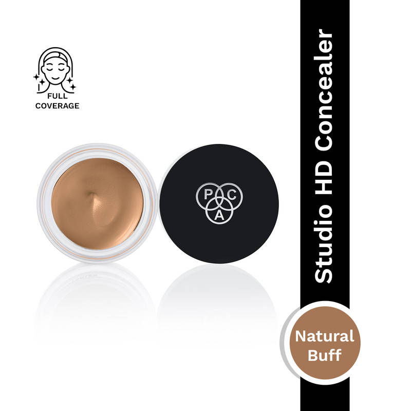 PAC Studio HD Concealer - Lightweight Full Coverage, Non Drying Creamy Blendable Formula