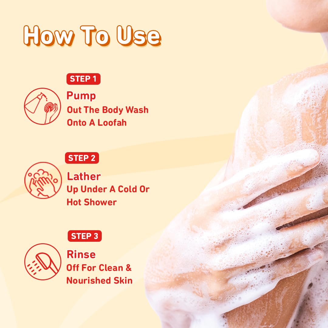 Plum BodyLovin' Caramel Popcorn Body Wash | SLS-Free Body Wash For Women | Long Lasting Warm Caramel Fragrance | Aloe-Infused Nourishing Body Cleanser For Soft & Smooth Skin (240 ml)  from Plum