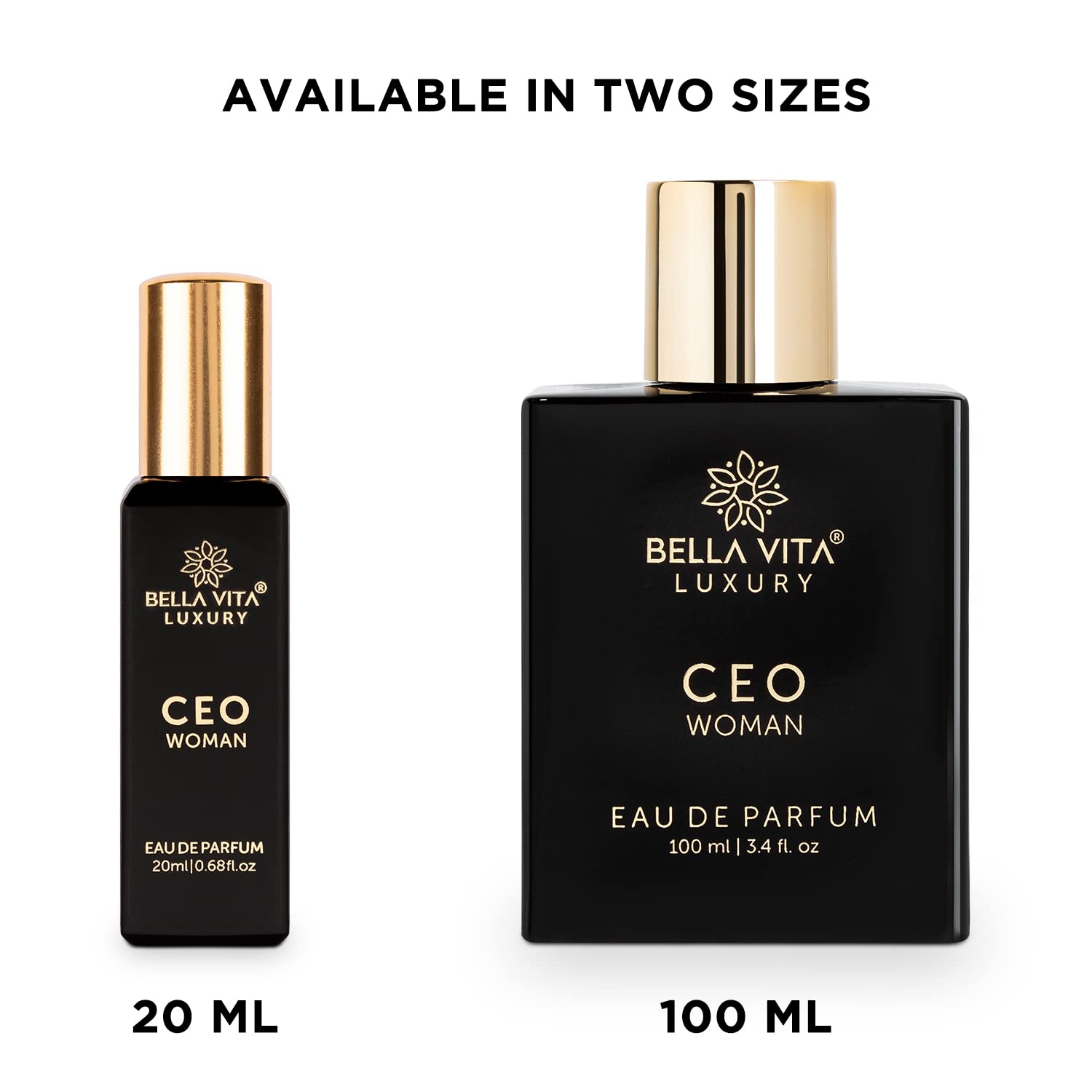Bella Vita Luxury CEO Woman Eau De Parfum Perfume with Ylang Ylang, Vanilla, Musk, Tonka Plum|Spicy Long Lasting EDP Fragrance Scent for Women 20ml