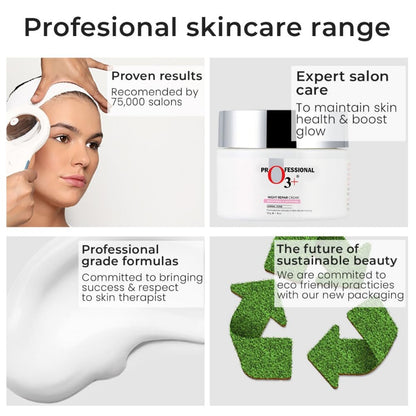 O3+ Night Repair Cream Brightening & Glow Boosting Dermal Zone (50gm)  from O3+