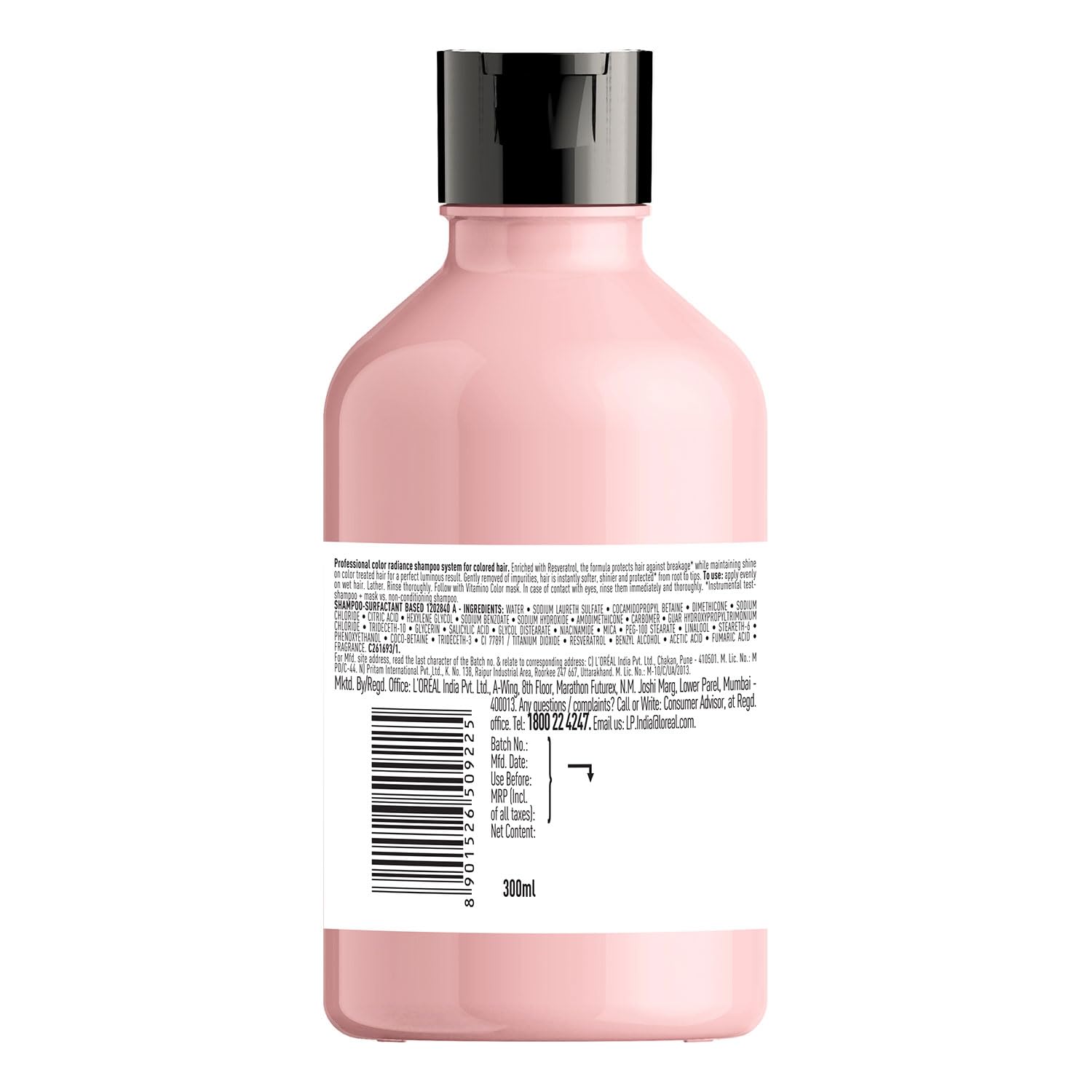 L'OREAL PROFESSIONNEL PARIS Vitamino Color Shampoo For Coloured Hair, 300Ml|Professional Color Protect Shampoo |Coloured Protection Shampoo With Uv Protection Shampoo from loreal pro paris