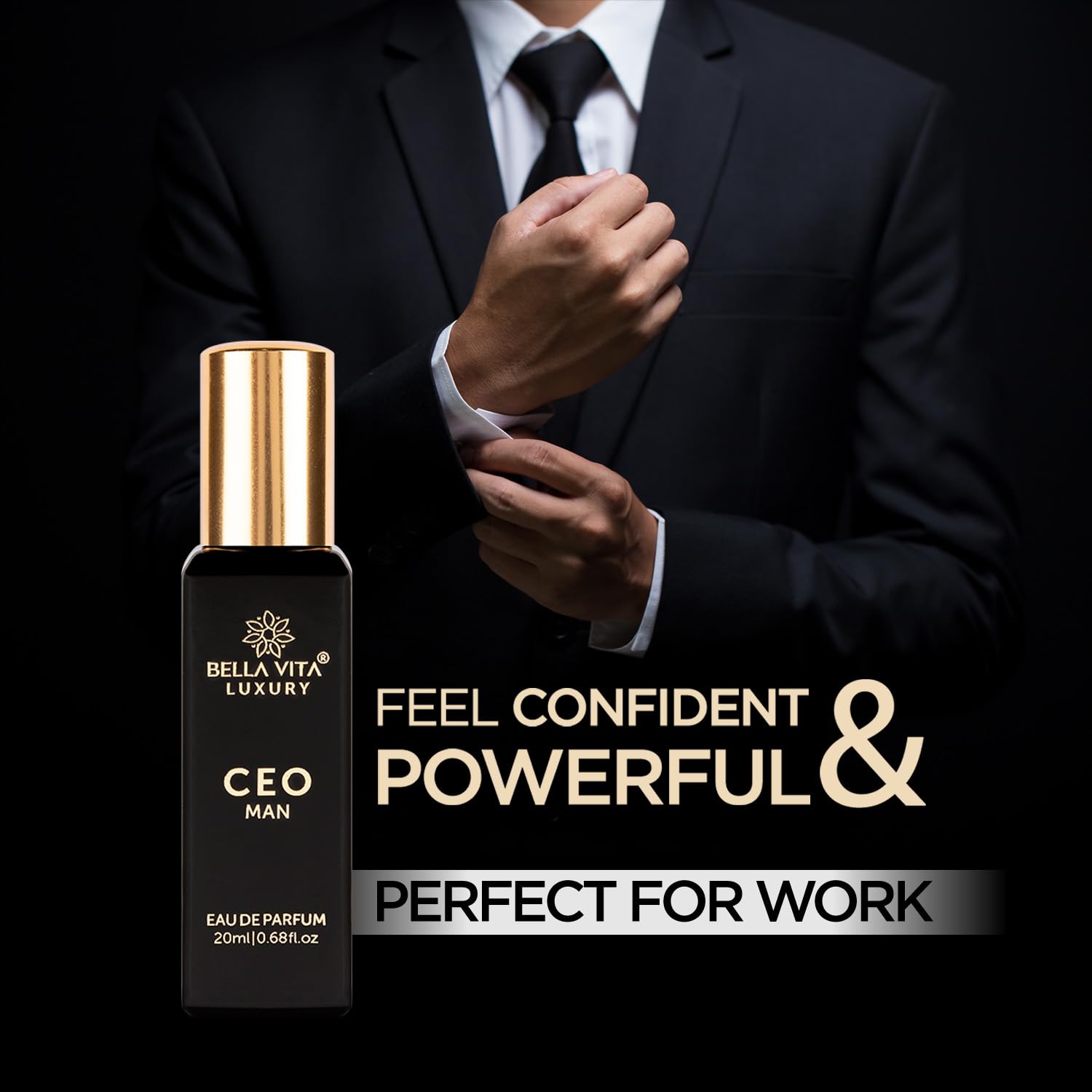 Bella Vita Luxury CEO Man & White Oud Unisex Perfume Combo with Tonka, Agarwood & Orange | Woody Long Lasting EDP Fragrance Scent, Pack of 2, 20 ml Each perfume from Bella Vita Luxury