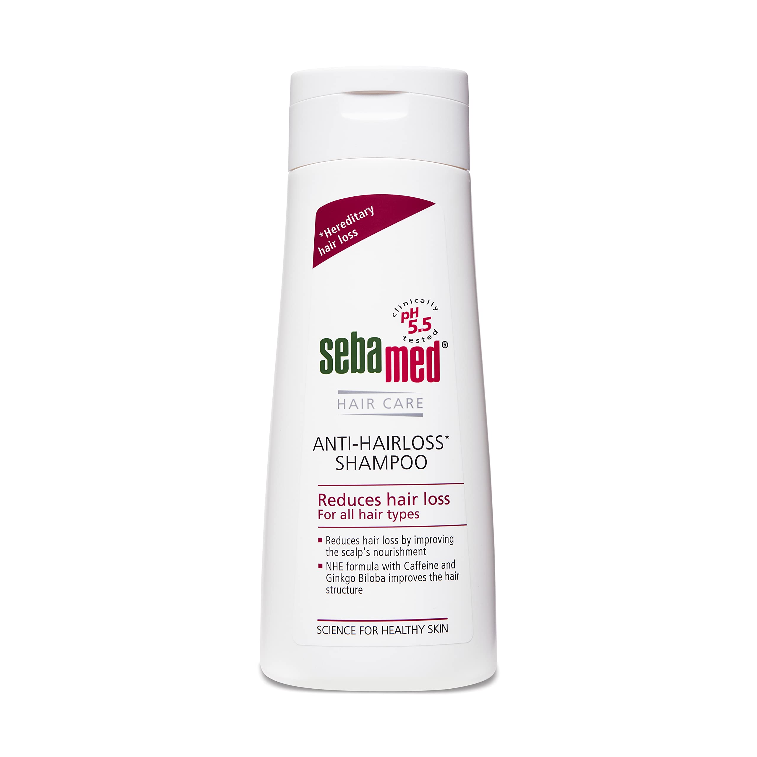 Sebamed Anti- Hairloss Shampoo 200Ml|Ph 5.5|Reduces Hairloss|Caffeine&Gingko Biloba|All Hair Types  from SebaMed