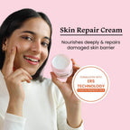Foxtale Skin Repair Cream with Olive Leaf Extract, Provitamin B5 and Niacinamide for Dry and Sensitive Skin Types, Men & Women, 50g  from FoxTale