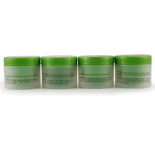 Sara Green Apple 4-Step Fruit Facial Kit For Brightening And Nourishing Skin | All in 1 ( Cleansing + Scrub + Cream + Mask ) | Suitable For All Skin Type ,(4 x 50 ) gm cleanser from SARA BEAUTY