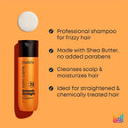 Matrix Opti.Care Professional Shampoo + Conditioner + Serum Combo for Salon Smooth Straight Hair | Control Frizzy Hair for up to 4 Days | With Shea Butter | No Added Parabens (200 ml + 98 g + 100 ml )  from Matrix