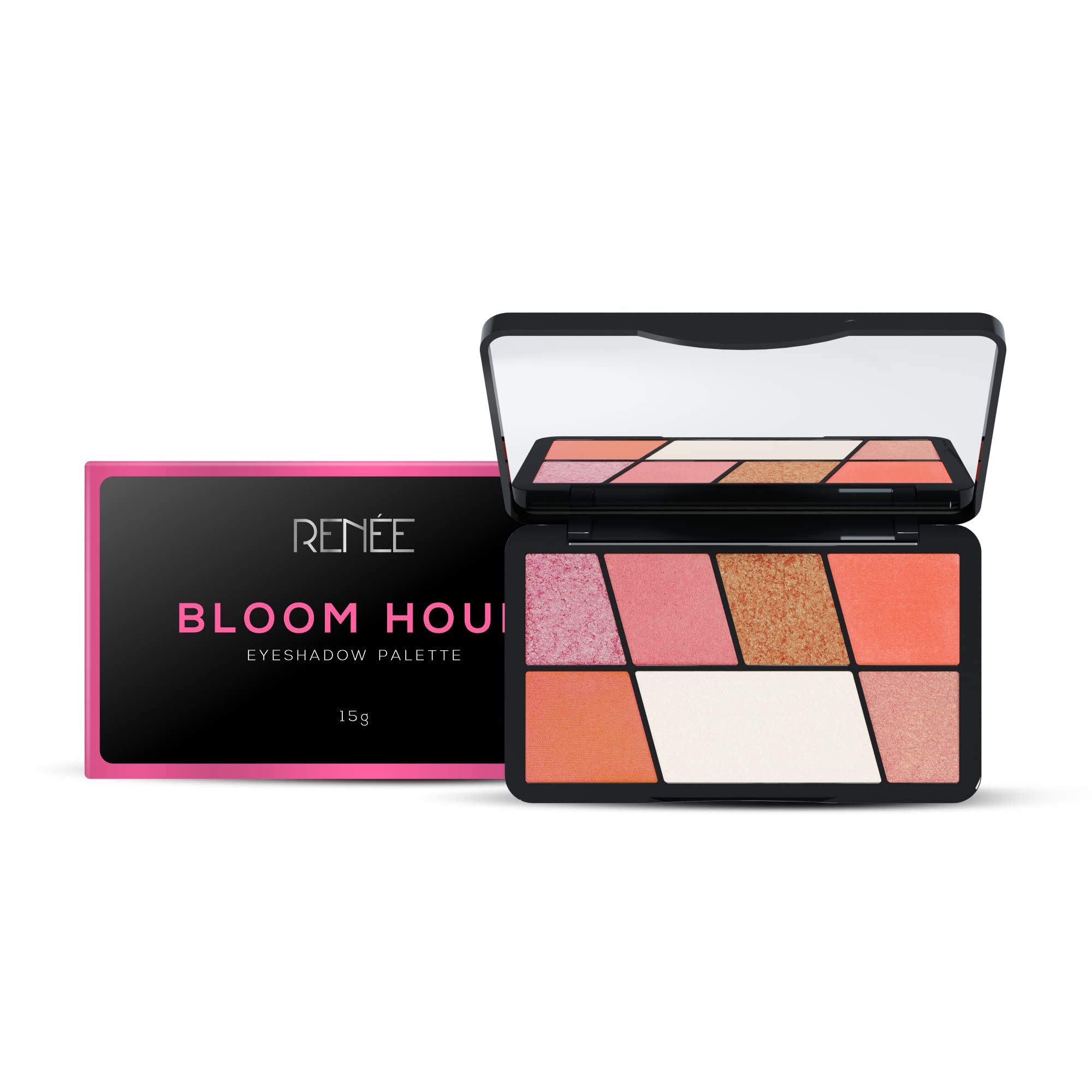 RENEE Eyeshadow Palette, Long Lasting, High Pigmented Multicolor Eye Makeup with Mattes & Shimmers, Bloom Hour, 15gm  from RENEE